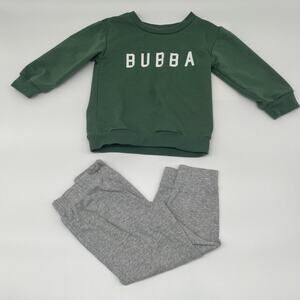 BUBBA Boys Toddler Sweatshirt & Sweatpants, 24M 2T